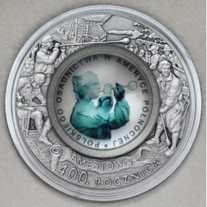 10 złotych 2008 - 400 lat Polskiego Osadnictwa w Ameryce Północnej