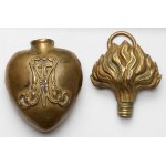 Burning Heart - Container for holy water / perfume 1894