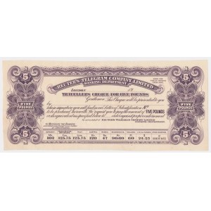 Reuter's Telegram Company, 5 pounds (unfinished printing)