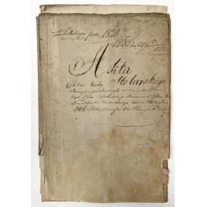 Záznamy o volbách cechu tesařů 1820-1823