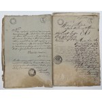 Záznamy o volbách cechu tesařů 1820-1823