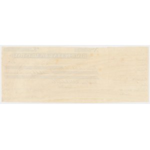 Argentina, Banco De La Nacion Argentina - Unfinished Check