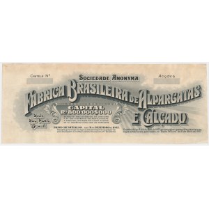Brazil, Fabrica Brasileira de Alparcatas e Calcado - Unfinished Proof