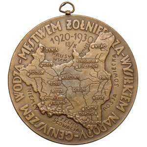 Medal, Jozef Pilsudski, 10th Anniversary of the Polish-Bolshevik War 1930