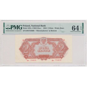 2 oro 1944 ...ow - PMG 64 EPQ