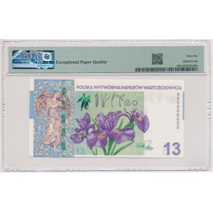 PWPW 13 Demeter - AA 0000000 - Zero numbering