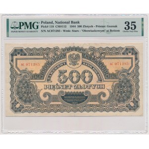 500 PLN 1944 ...owym - AC