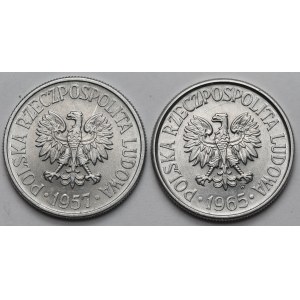 50 groszy 1957 i 1965 - zestaw (2szt)