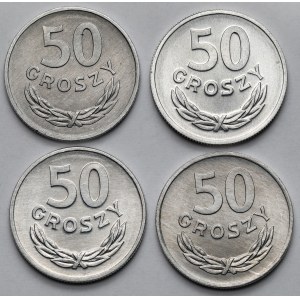 50 pennies 1970-1973 - set (4pcs)