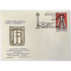 Umschlag - Parasoldivision der Heimatarmee, mit Stempel Dezember 1970 (1981)