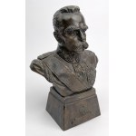 Brass bust of Marshal Józef Piłsudski 1867-1935