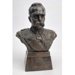 Brass bust of Marshal Józef Piłsudski 1867-1935