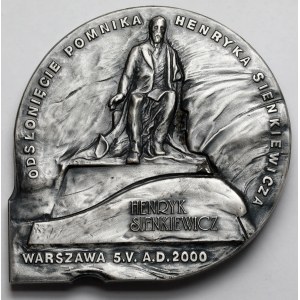 Medal, Unveiling of the Monument to Henryk Sienkiewicz, Warsaw 2000