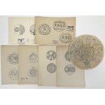 Wacław KOWALIK - ARCHIWUM PROJEKTANTA - szkice monet i medali - WYBITNY ZESTAW