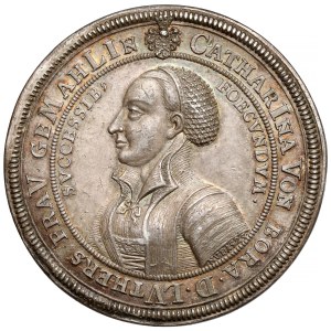 Sasko-Gotha-Herzogtum, Friedrich II, medailový tolar 1717