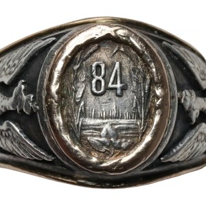 Chevalière commémorative, 84th Infantry Regiment - en or et argent
