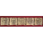 Stasinski, Medal Polish Nobel Laureates - set of 5 plaques