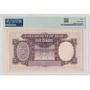 Irak, 5 Dinars 1931 (1942)