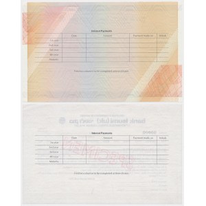 London, Bank Leumi (UK) PLC, SPECIMEN 250,000 Dollars