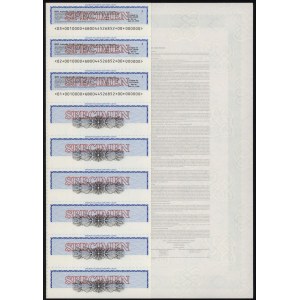 Australia, IBM Australia Credit Limited, SPECIMEN 10,000 Dollars Bonds 1989