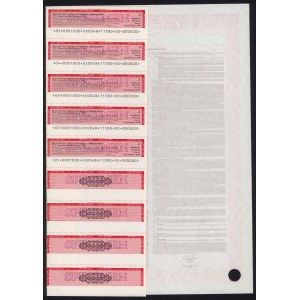 Luxembourg, Bellsouth Capital Funding Corporation, SPECIMEN Bonds 1,000 Ecu 1994