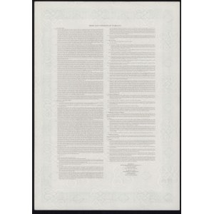 Luksemburg, The Japanese Warrant Fund, SPECIMEN Obligacji 10.000