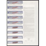 UK, ROLLS-ROYCE, SPECIMEN Bonds 1,000 Pounds 1988