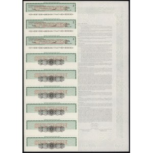 Australien, State Bank of South Australia, SPECIMEN-Anleihe 1.000 Dollar 1988