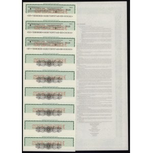 Giappone, The Royal Bank of Canada, Obbligazione SPECIMEN 10 milioni di yen 1990