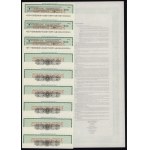 Japan, The Royal Bank of Canada, SPECIMEN Bonds 10 million Yen 1990