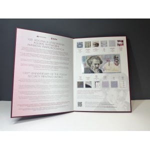PWPW 100. výročí I.Paderewského - známka ve složce