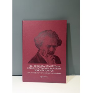 PWPW 100. výročí I.Paderewského - známka ve složce