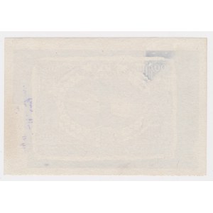 100 zł (1932/34) - niebieska próba kolorystyczna rewersu