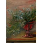 Jakub Zucker (1900 Radom - 1981 New York), Niezapominajki (Blumen in einer Vase)
