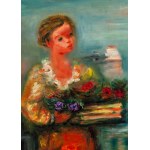 Jakub Zucker (1900 Radom - 1981 Nowy Jork), Paryska kwiaciarka, lata 20.-30. XX w.