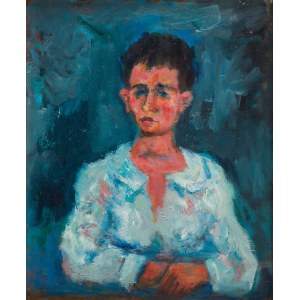 Jakub Zucker (1900 Radom - 1981 New York), Portrét chlapce.