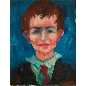 Jakub Zucker (1900 Radom - 1981 New York), Portrét chlapca.