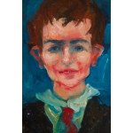 Jakub Zucker (1900 Radom - 1981 New York), Porträt eines Jungen.