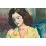 Jakub Zucker (1900 Radom - 1981 Nowy Jork), Portret dziewczyny w żółtej bluzce