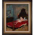 Jakub Zucker (1900 Radom - 1981 New York), Nude on a Bed.