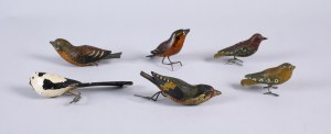Piotr Dymurski (1911-1979), Birds [6 pieces], 1970s.