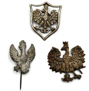 Set of three eagles - Second Republic
