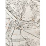 Wojny Napoleońskie - Plan Nasielska i okolic - 1807 rok, [ Ambrosie Tardieu]