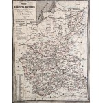 Geograficzny Atlas Świata Józefa Herknera - 20 map - Warszawa 1863, [ Królestwo Polskie, Prusy, Europa Azja, Stany Zjednoczone]