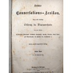 Leksykon Herdera - Komplet T.I- IV - Freiburg im Breisgau, 1876 - 1879 [ oprawa półskórek]