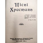 Cancionale - Evangelické křesťanské baptistické společenství - Žytomyr 1943