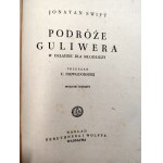 J. Swift - Gulliverovy cesty - Varšava 1949 [ nakladatelská vazba].