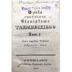 Trembecki Stanisław - Dzieła Poetyczne T. I- II - Wrocław 1828