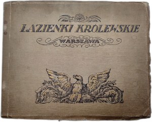 Łazienki Królewskie - Warsaw - Publishers Beauty, 1916, [ Binding : Jan Franciszek Puget's Bookbindery ].