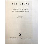 Zvi Livni - Krajiny v Izraeli - Tel Aviv, Izrael 1957 [ Portfolio 8 litografií s pohledy na Izrael].